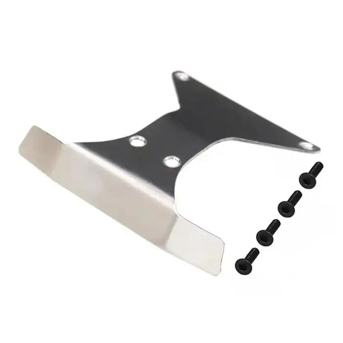 Plaque antidérapante avant en acier inoxydable 304 pour Losi 1:24 Micro-B 1:28 Micro-T, pièce de mise à niveau de Protection de châssis robuste