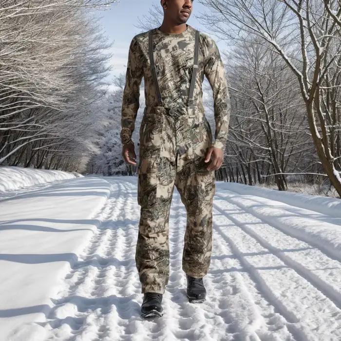 Pantalon de chasse hiver homme isolé combinaison camouflage pêche extérieur travail imperméable