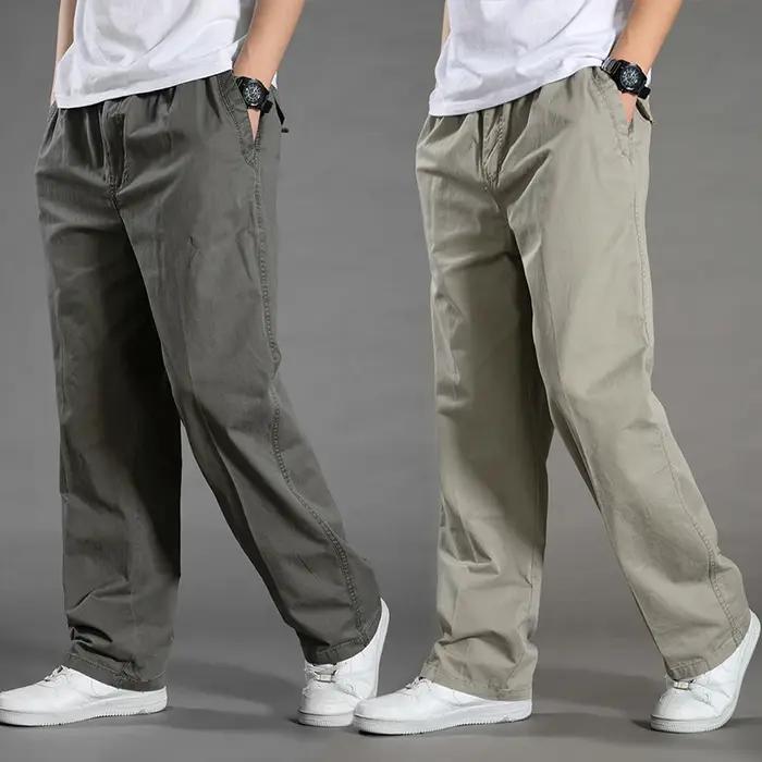 Pantalon Cargo homme été printemps coton vêtements de travail nouveau en grande taille 6XL décontrac