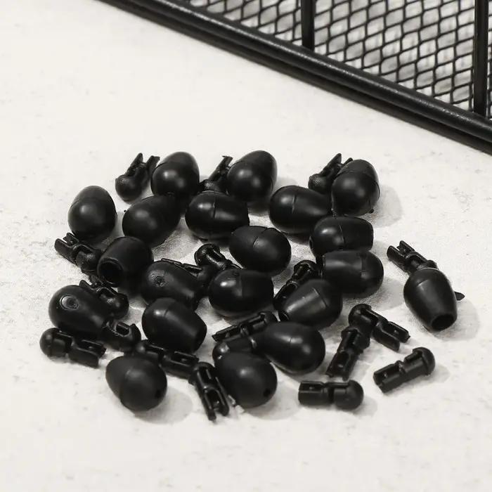 Perles à changement rapide, 20 pièces/ensemble, terminal de pêche à la carpe, outils d'alimentation,