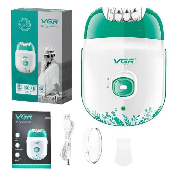 Original VGR Rechargeable femmes épilateur électrique femme épilateur pour visage Machine d'épilatio