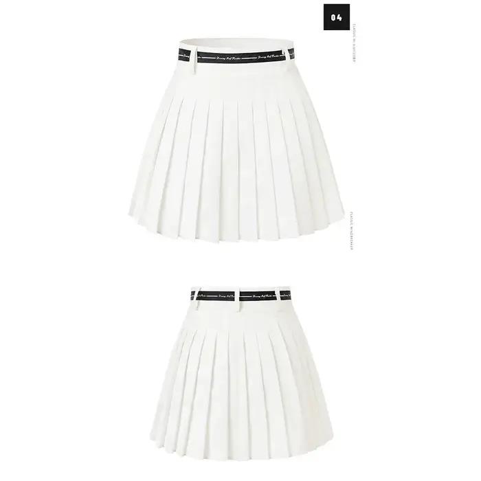 Jupe de Golf plissée taille haute pour femmes