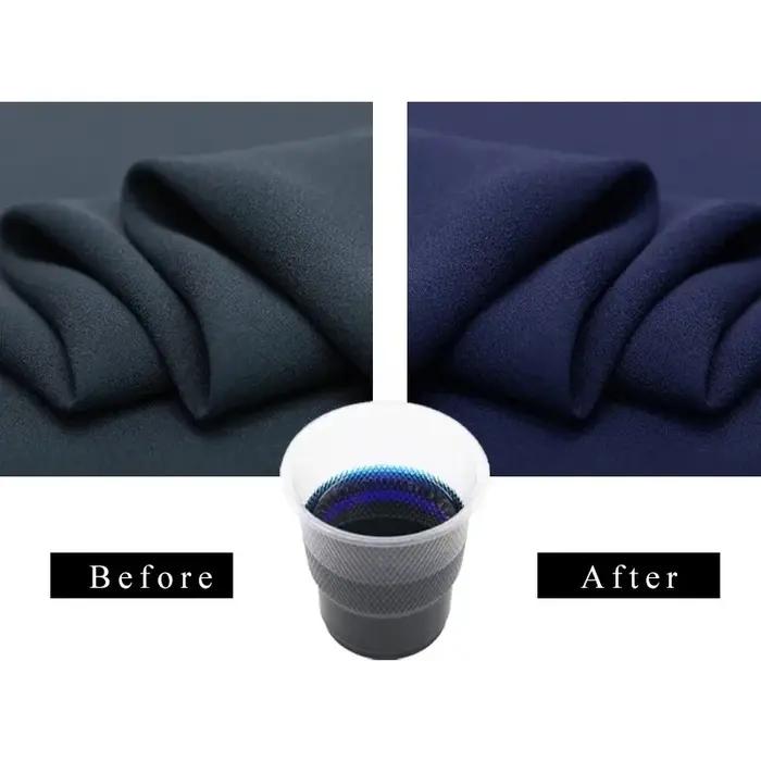 200g Teinture pour tissus bleu foncé sans cuisson, colorant pour vêtements, pigment multifonctionnel pour la retouche de vêtements en coton, lin, nylon, acrylique