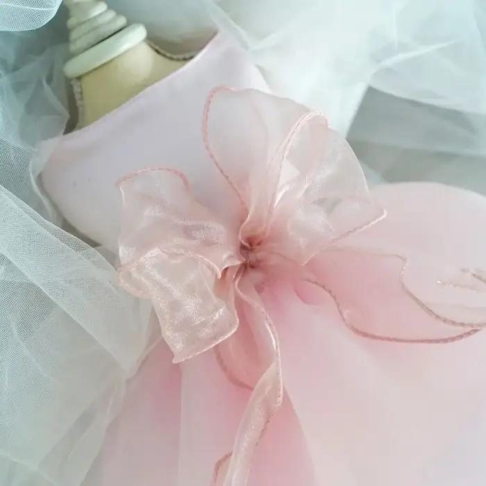 Robe de mariée blanche pour petits chiens