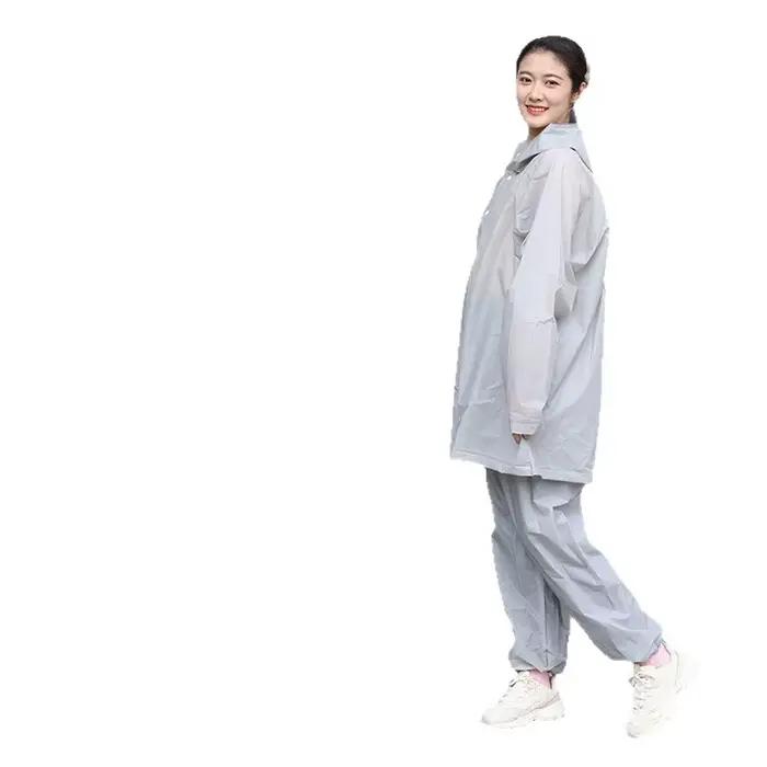 Combinaison de pluie imperméable pour femme – Ensemble deux pièces coupe ample (veste et pantalon)