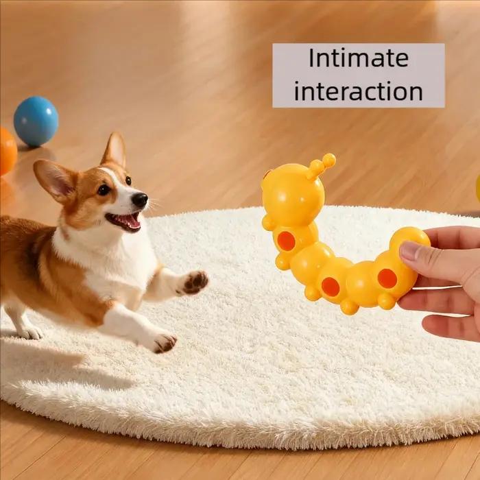Jouet à mâcher pour chien en forme de chenille