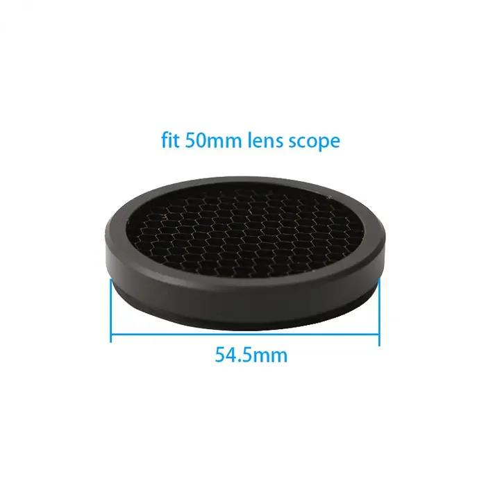 Cache-soleil anti-reflet 44/50/56mm pour viseurs de chasse - Protection optique professionnelle