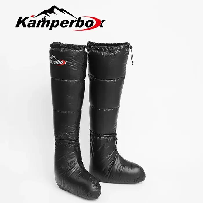 Sac de couchage en duvet pour Camping, chaussettes, bottines, sac de couchage