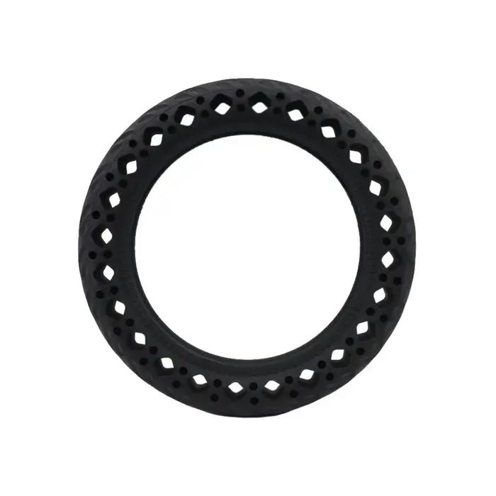 Pneu de 8.5 pouces pour Scooter électrique, amortisseur en nid d'abeille, rouge, caoutchouc solide D
