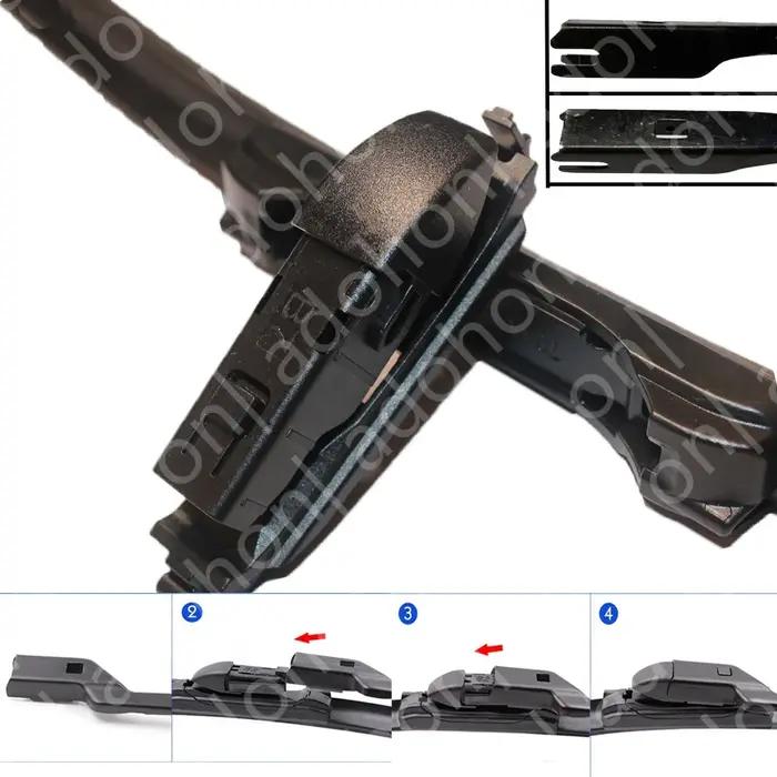 Balai d'essuie-glace en caoutchouc Double, pour Subaru Forester SUV SF SG SH AWD 1997 2002 2005 2006