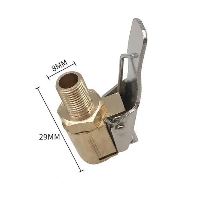 Buse de pompe à pneus pour voiture connecteur rapide brass adaptable à différentes valves pour gonflage rapide occasions d'urgence réparation pneus voiture camping randonnée