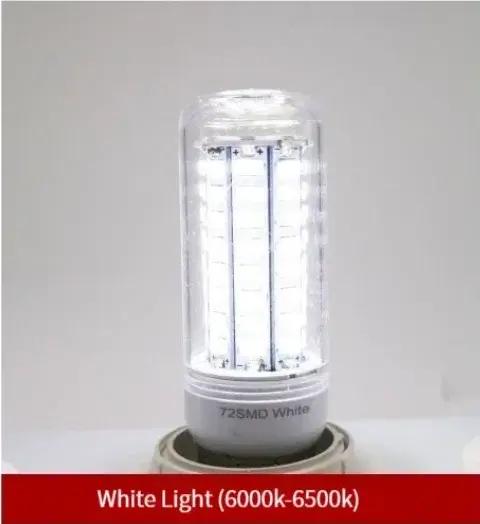 E27 Vis LED Maïs Super Lumineux Ampoule 72 LED SMD 5730