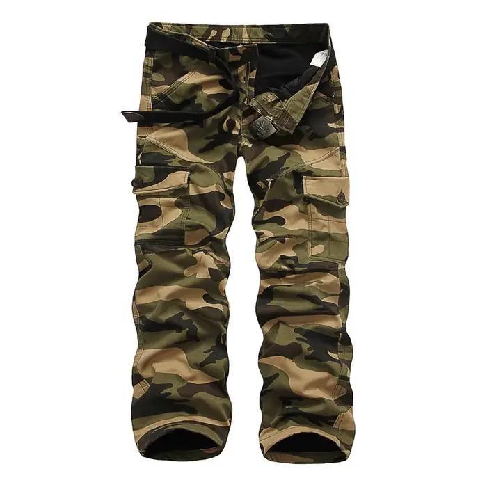 Pantalon cargo chasse hiver polaire camouflage tactique - vêtement chaud multi-poches