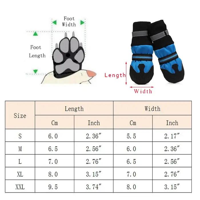 Bottes imperméables pour animaux de compagnie