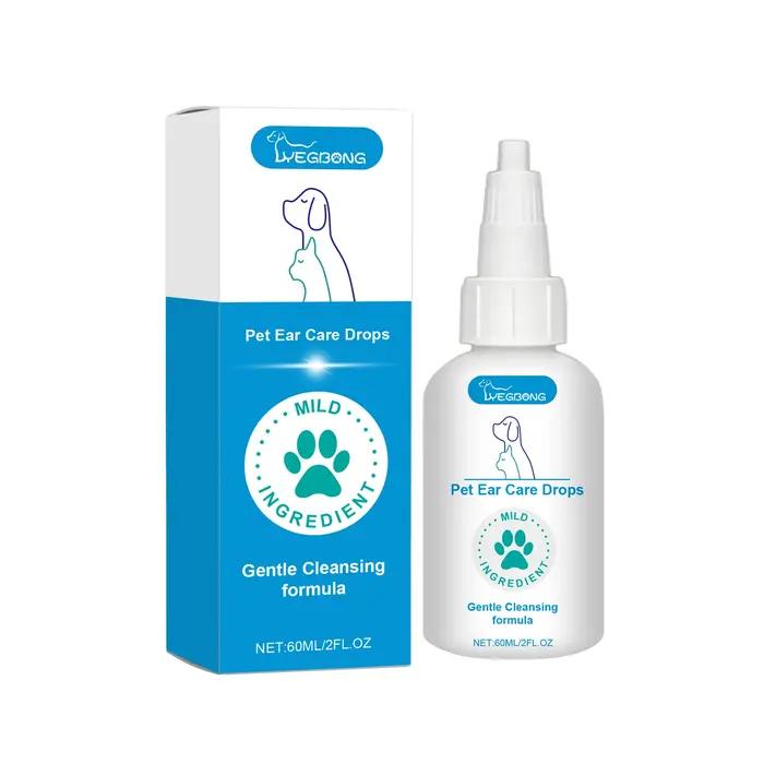 Gouttes de soins des oreilles pour animaux de compagnie