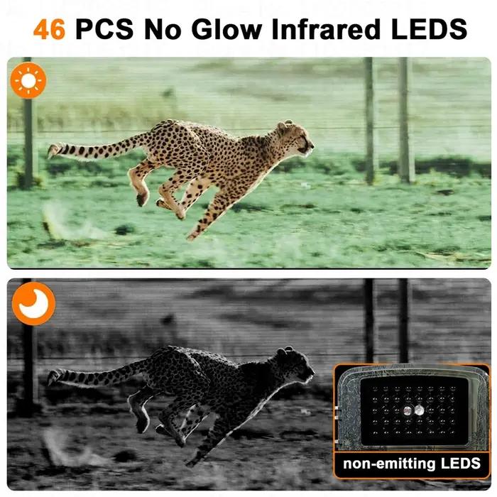 Caméras de chasse 16MP 1080P avec Vision nocturne infrarouge 940nm