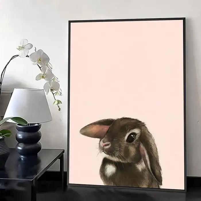 Peinture d'animaux mignons style japonais sur toile impression haute qualité pour décoration maison occasions spéciales