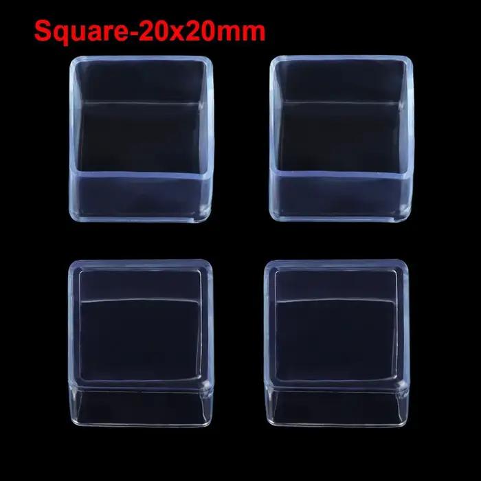 Nouveaux capuchons de pieds de chaise transparents