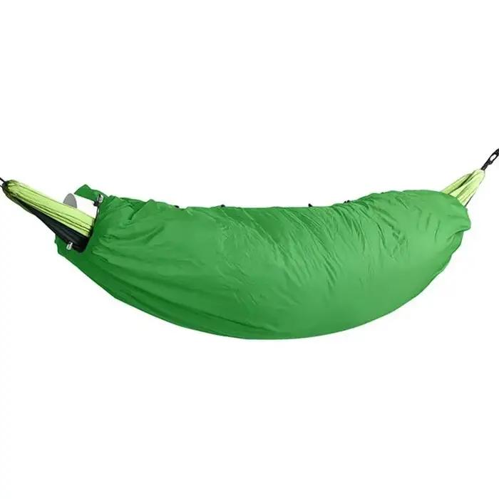Hamacs de lit suspendus avec fermeture éclair ultraléger Portable Camping en plein air balançoire ha