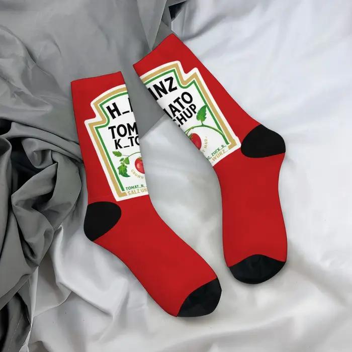 Chaussettes motif tomate ketchup chasse humour - Confort sport outdoor