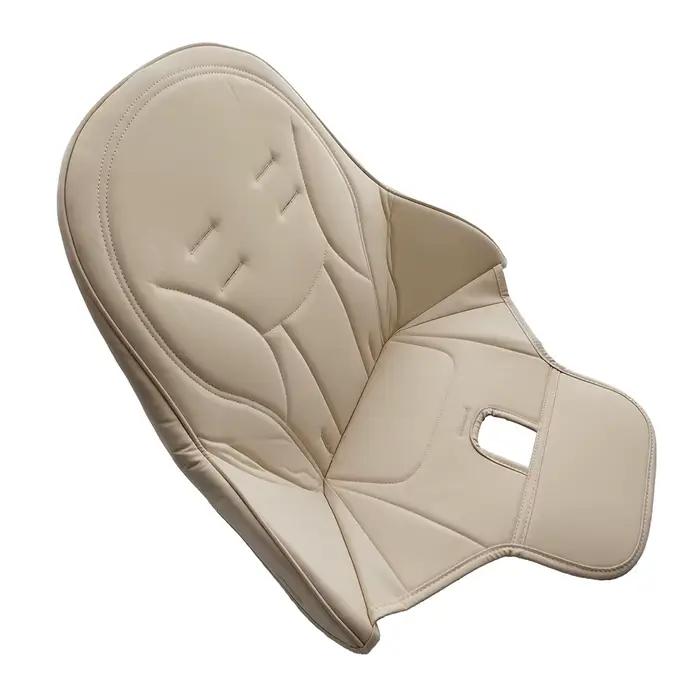 Coussin de siège en cuir PU pour chaise haute de croissance pour enfants, housse de chaise haute pou