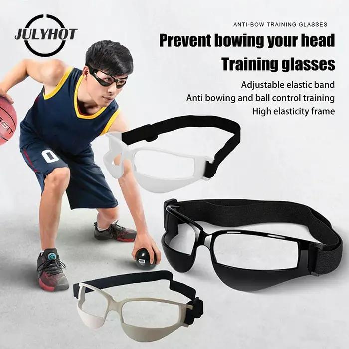 Lunettes d'entraînement de basketball JULYHOT aide à la pratique du dribble pour les jeunes et les compétitions en blanc jaune rouge pour hommes et femmes occasions spéciales