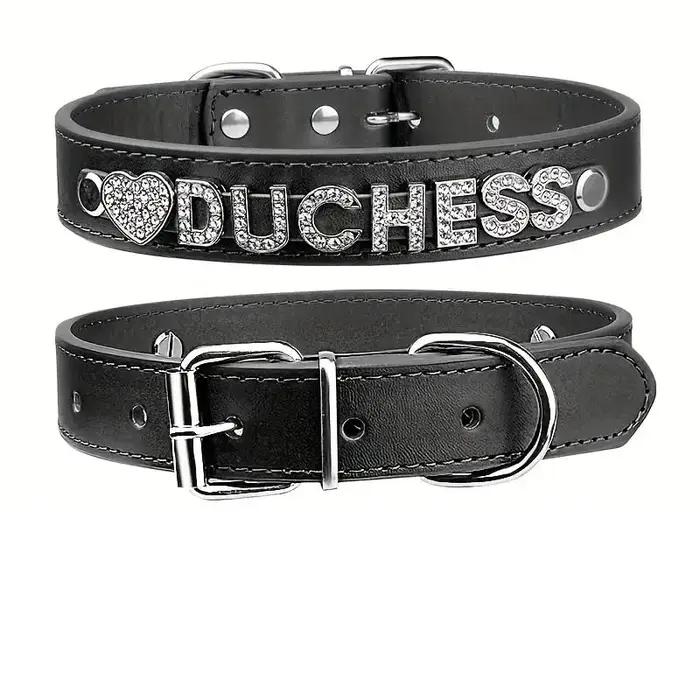 Collier personnalisé pour animaux de compagnie avec étiquette nominative personnalisée, collier pour