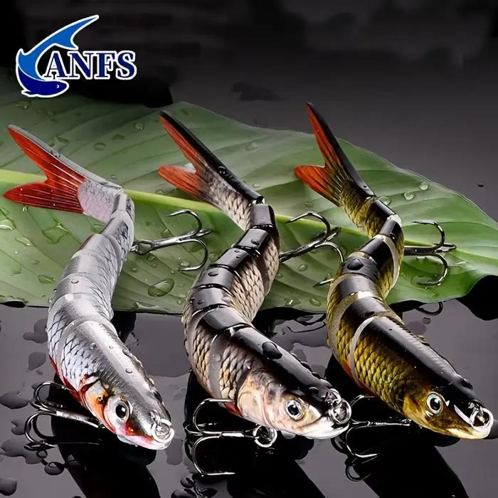 Leurre de pêche Swimbaits multi-articulé appât lent coulant pour pêche en bateau plage lac rivière gestion de la pêche