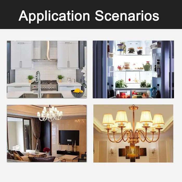 88 perles E14 G9 LED lumières 15W 220V petite lampe ampoule sans ombre pas de scintillement 360 degr