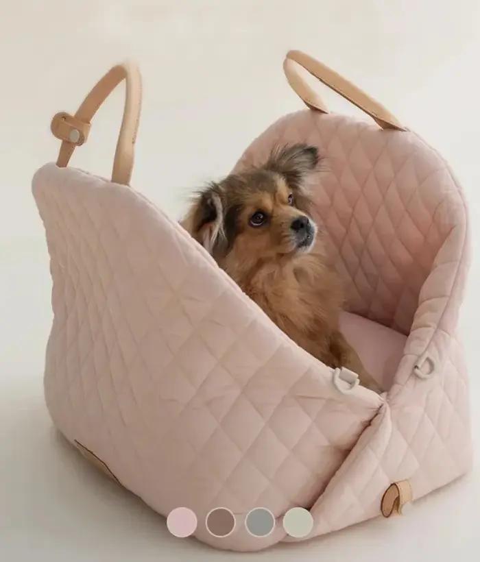 Nouveau Style décontracté mode luxe chien chat transportant sac fourre-tout chien voiture transporteur Booster siège porte-animaux de compagnie