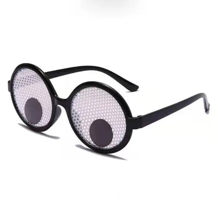Lunettes Cosplay Halloweenesques Amusantes Accessoires de Déguisement Plastique Noir pour Adultes Fêtes Thématiques Occasions Spéciales