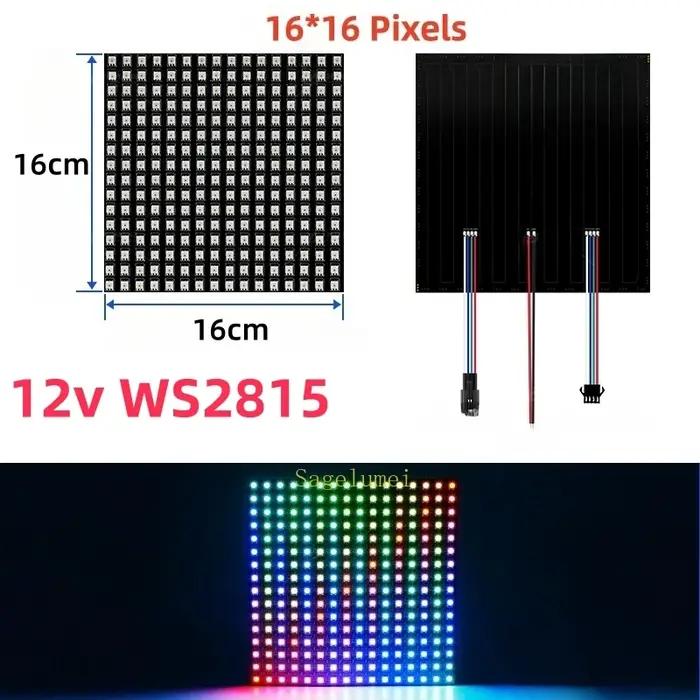 Bande lumineuse numérique Flexible adressable individuellement, double Signal DC5V/12V WS2815, Modul