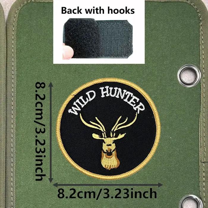 Patch brodé Wild Hunter Cerf et Sanglier