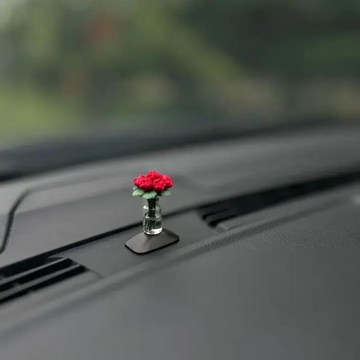Mini Vase à roses et tournesol
