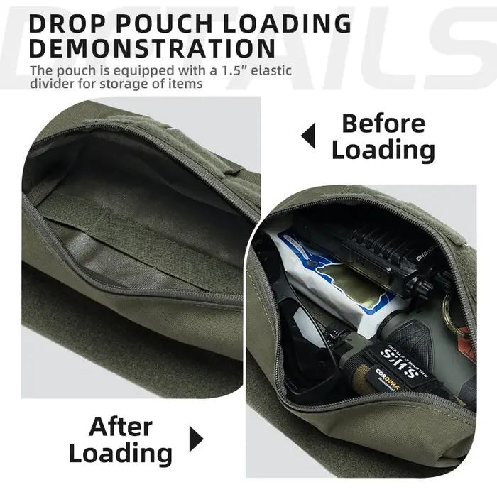 Mini pochette abdominale IDOGEAR D3 JPC 3584 - Sac banane tactique pour chasse et outdoor