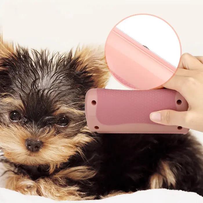 Brosses d'épilation en dents de scie pour chiens et chats grattoir anti-transpiration peigne domestique facile à utiliser pour soins quotidiens et occasions spéciales