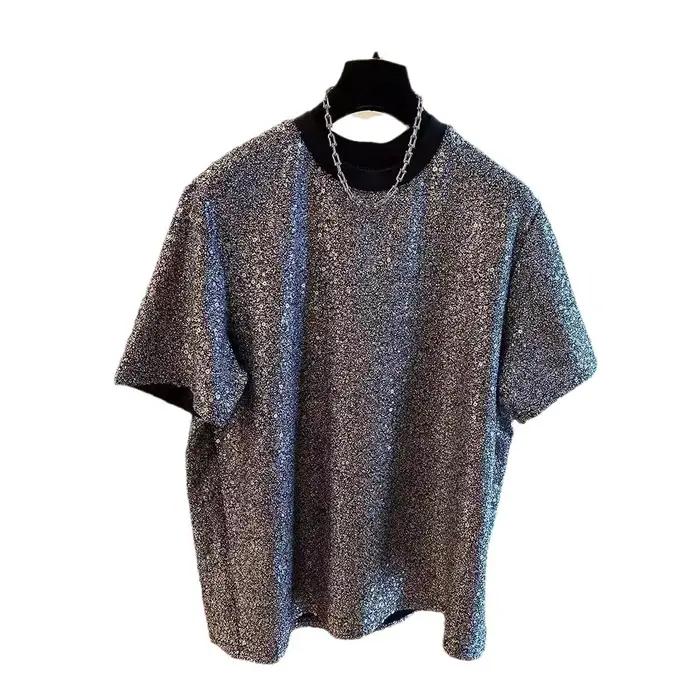 T-shirt à paillettes pour hommes