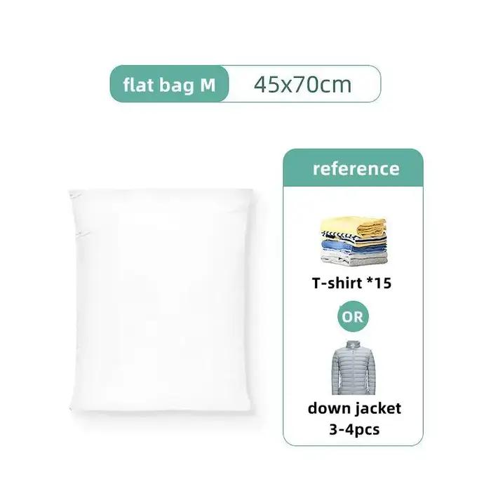 Aucune pompe requise sac de Compression sous vide pour ranger les vêtements sacs emballés vides orga