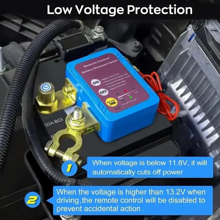 Interrupteur d'alimentation de déconnexion de batterie 12V 240A