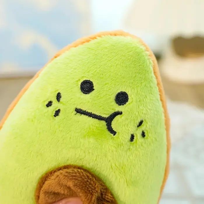 Jouet en peluche couineur Avocat & Kiwi pour chiens et chats