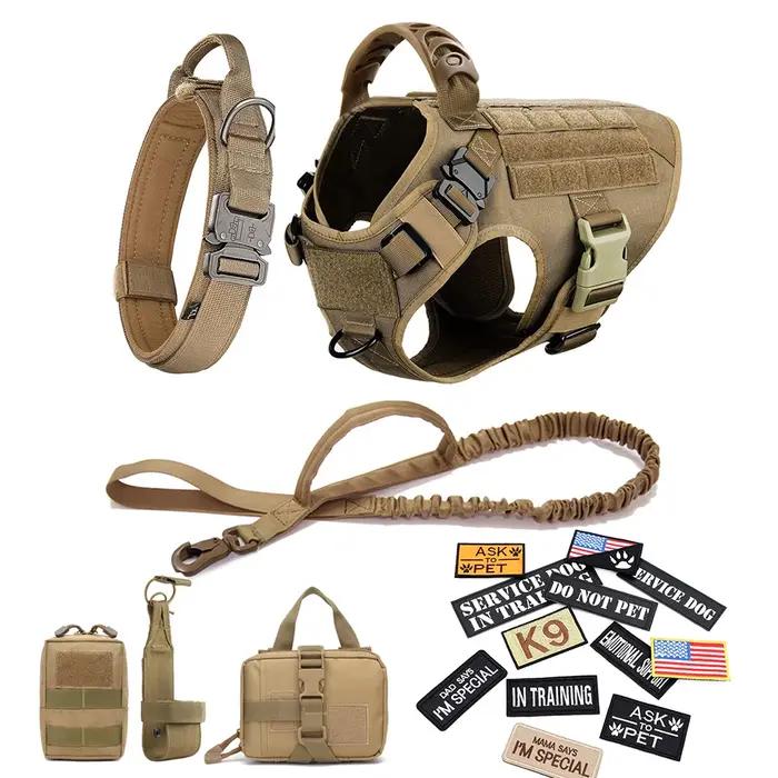 Grand harnais militaire pour chien