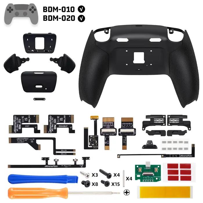 EXtremeRate RISE Plus MAX Kit de boutons arrière amovibles avec Clicky Trigger Stops et poignée en c