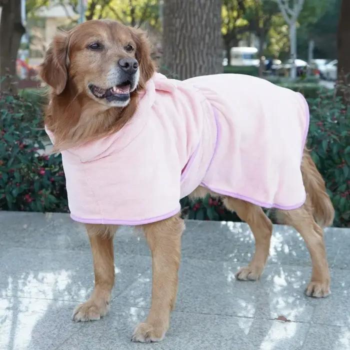 Peignoir pour chien Super absorbant serviette pour animaux de compagnie