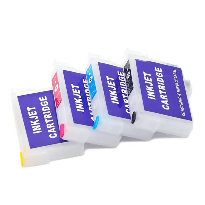 4PC 18XL Recharge Cartouche D'encre avec coque Puce pour Epson XP-312 XP-315 XP-322 XP-325 XP-402 XP-405 XP-412 XP-415 XP-422 XP-425