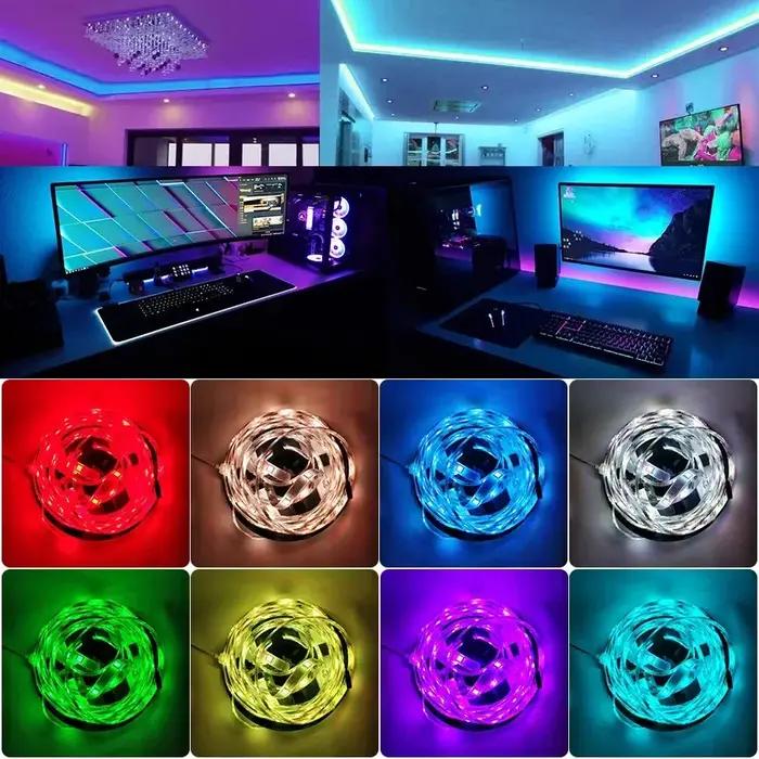 30 LED s/m 5050 bande LED 5 M LED bande lumineuse ruban LED 15 M 20 M 30 M rgb LED bande de diode Bl