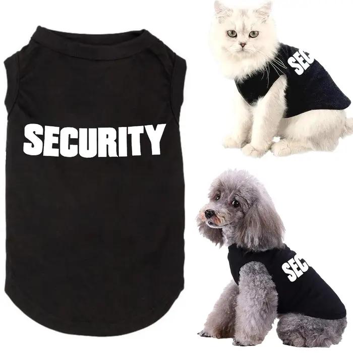 Vêtements de sécurité pour chiens, vêtements d'été pour animaux de compagnie, gilet pour petits chiens, Chihuahua, Yorkshire, chiots, chats, T-shirt pour animaux de compagnie, Costume
