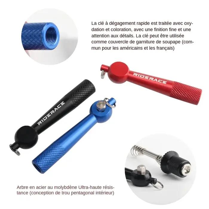 Levier de brochette de vélo à dégagement rapide