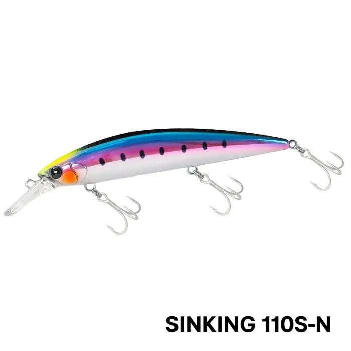 TSURINOYA 110mm 37g vairon coulant Max 80m leurres de pêche longue coulée