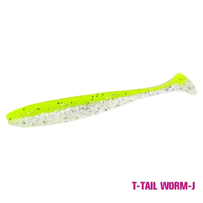 TSURINOYA nouvelle taille 100mm 120mm T queue ver leurres souples facile Shiner artificiel doux appâts odeur ajoutée