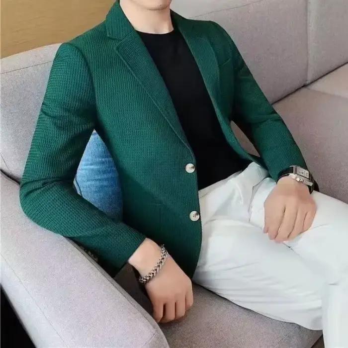 Manteaux pour hommes printemps automne décontracté marques originales vêtements mode 2025 blazers